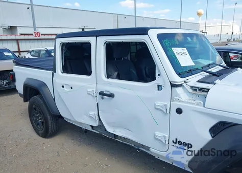 2024 Jeep Gladiator Sport z USA, uszkodzony, nr VIN 1C6HJTAG5RL133904